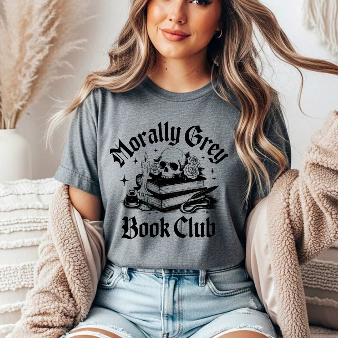 Morally Grey Book Club Comfort Colors Tee