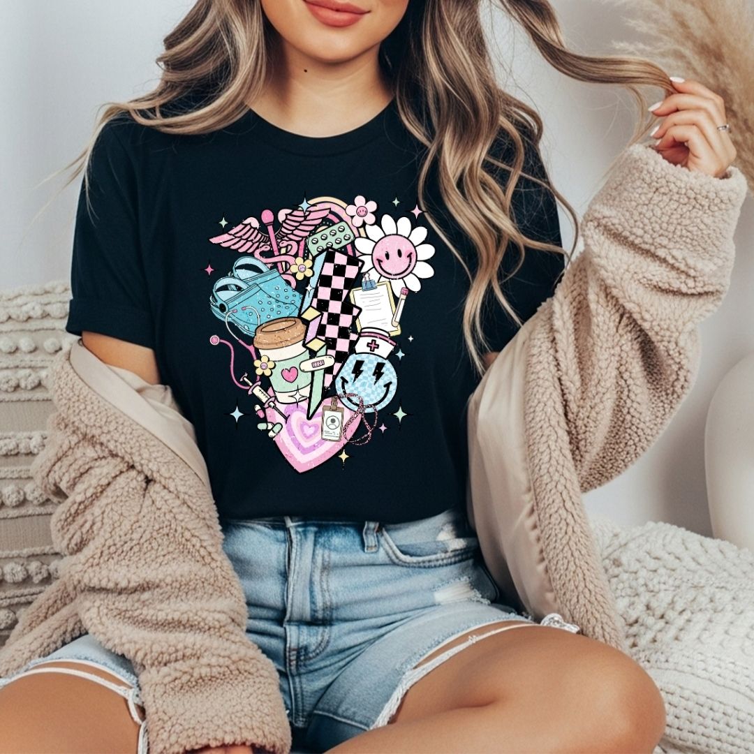 Retro Nurse T-shirt