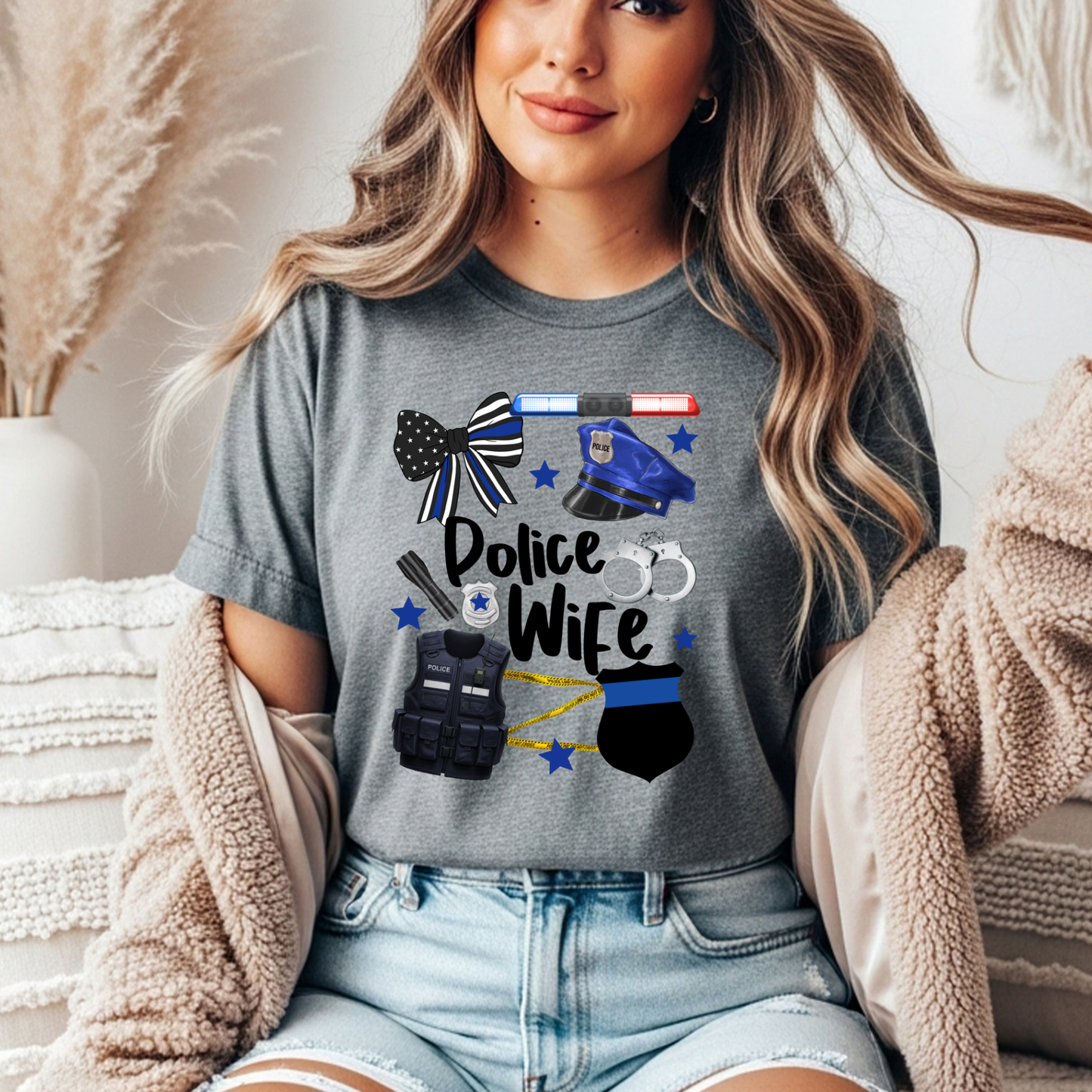 Police Wife Gildan Tee
