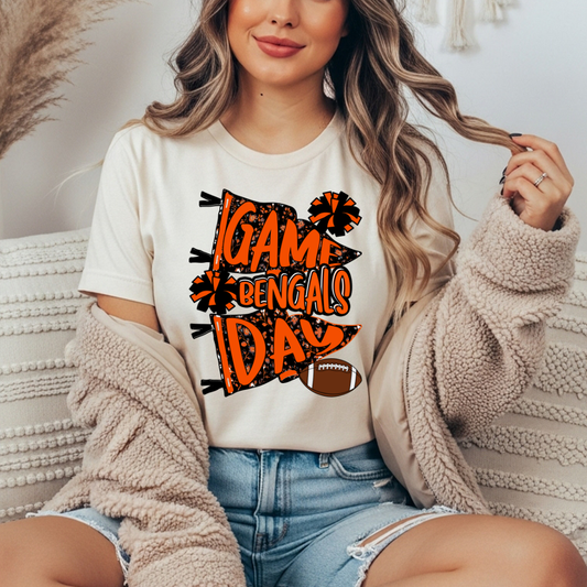 Bengals Game Day Comfort Colors Tee