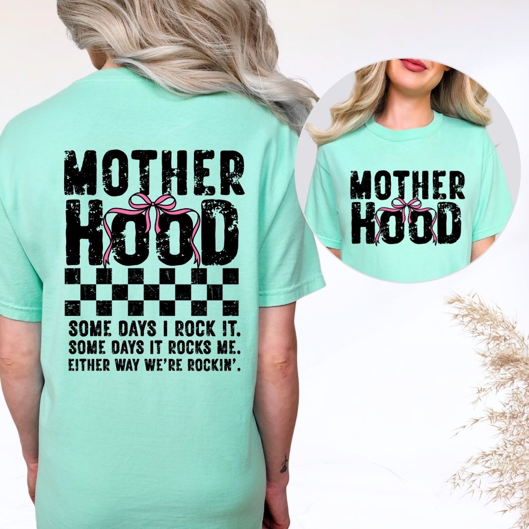 Motherhood Rocks Me Gildan Tee
