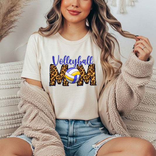Volleyball Mom Comfort Colors Tee