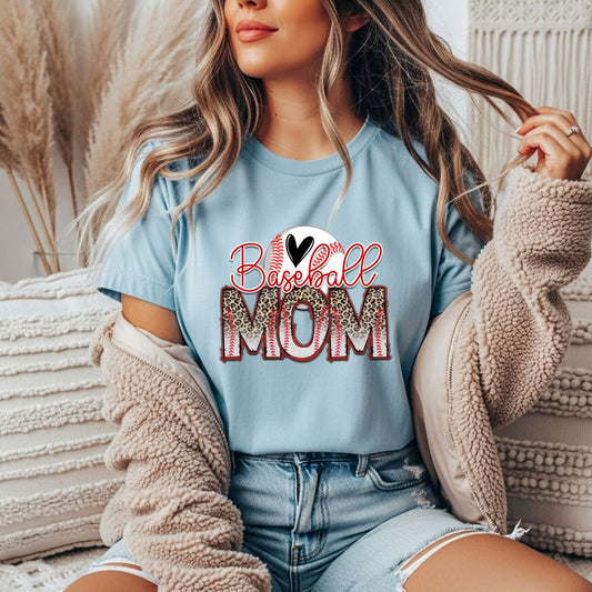 Baseball Mom Comfort Colors Tee