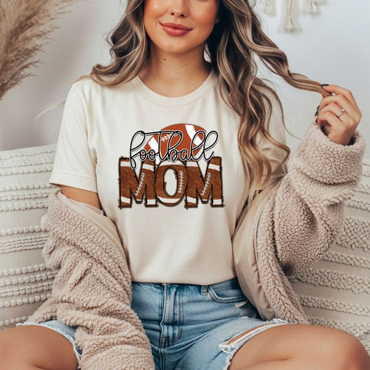 Football Mom Comfort Color Tee