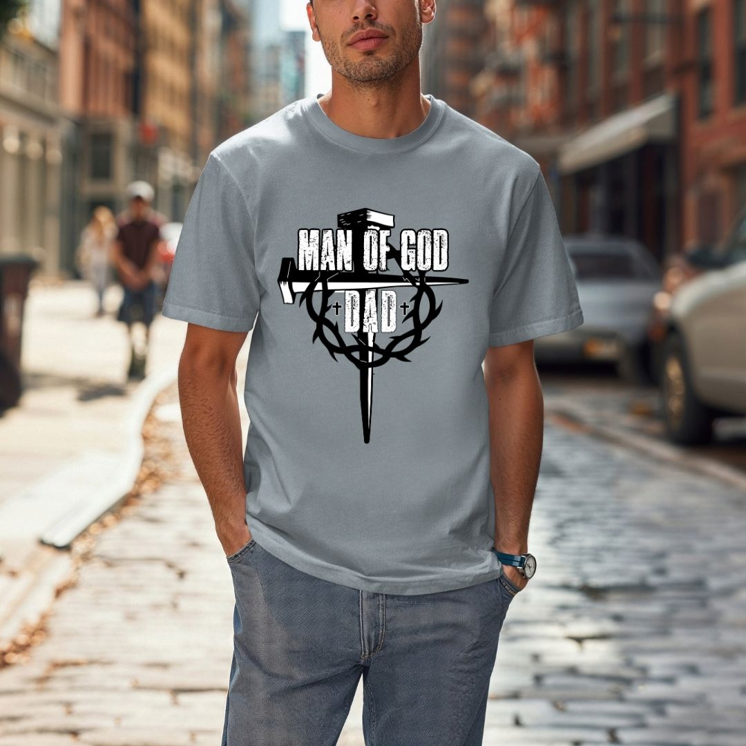 Man of God/Dad Gildan Tee