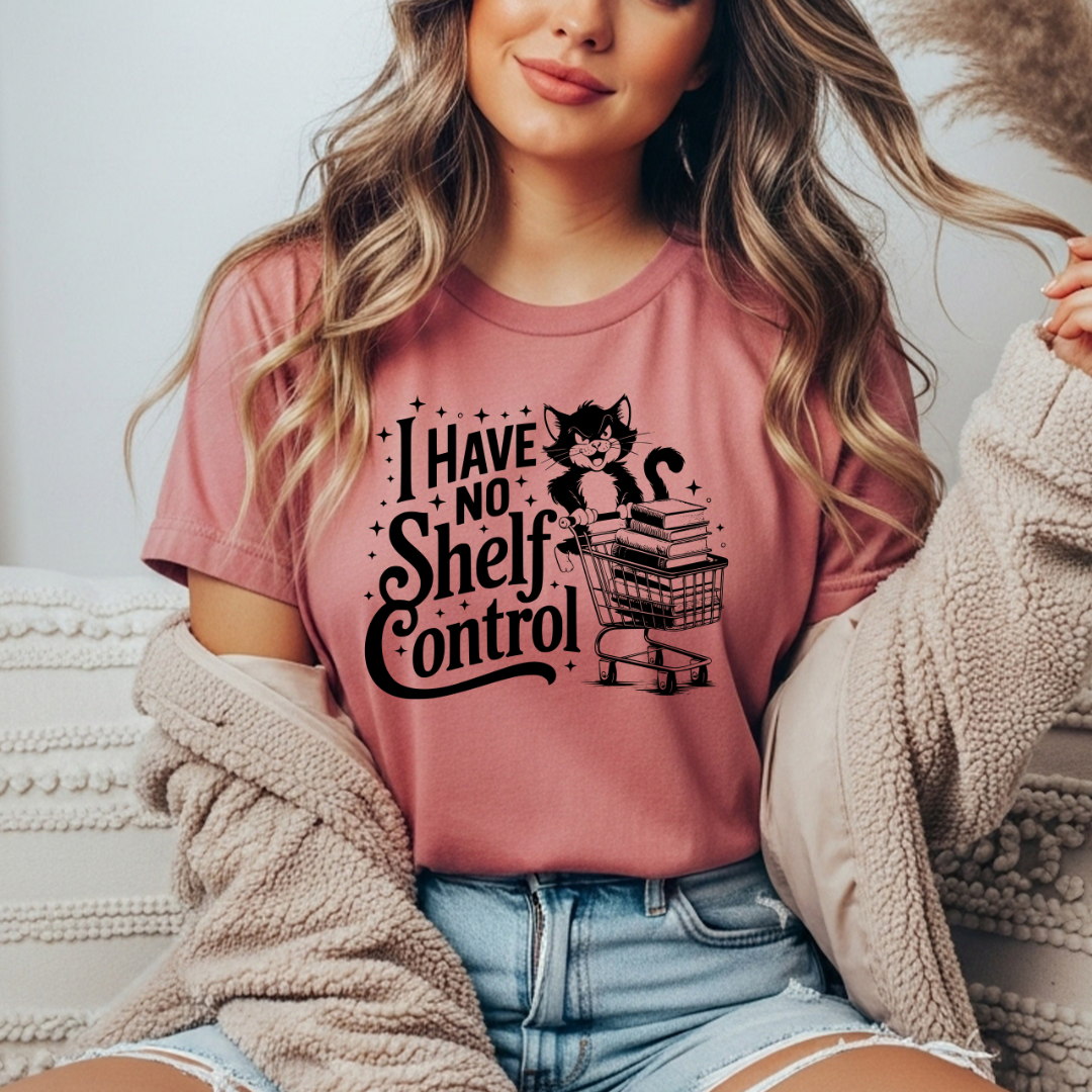I Have No Shelf Control Comfort Colors Tee