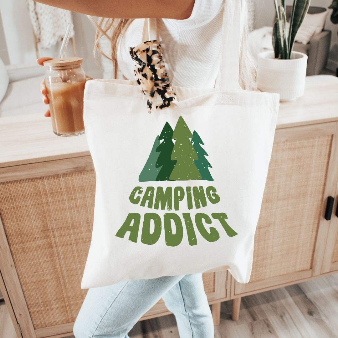 Camping Addict Eco Tote Bag