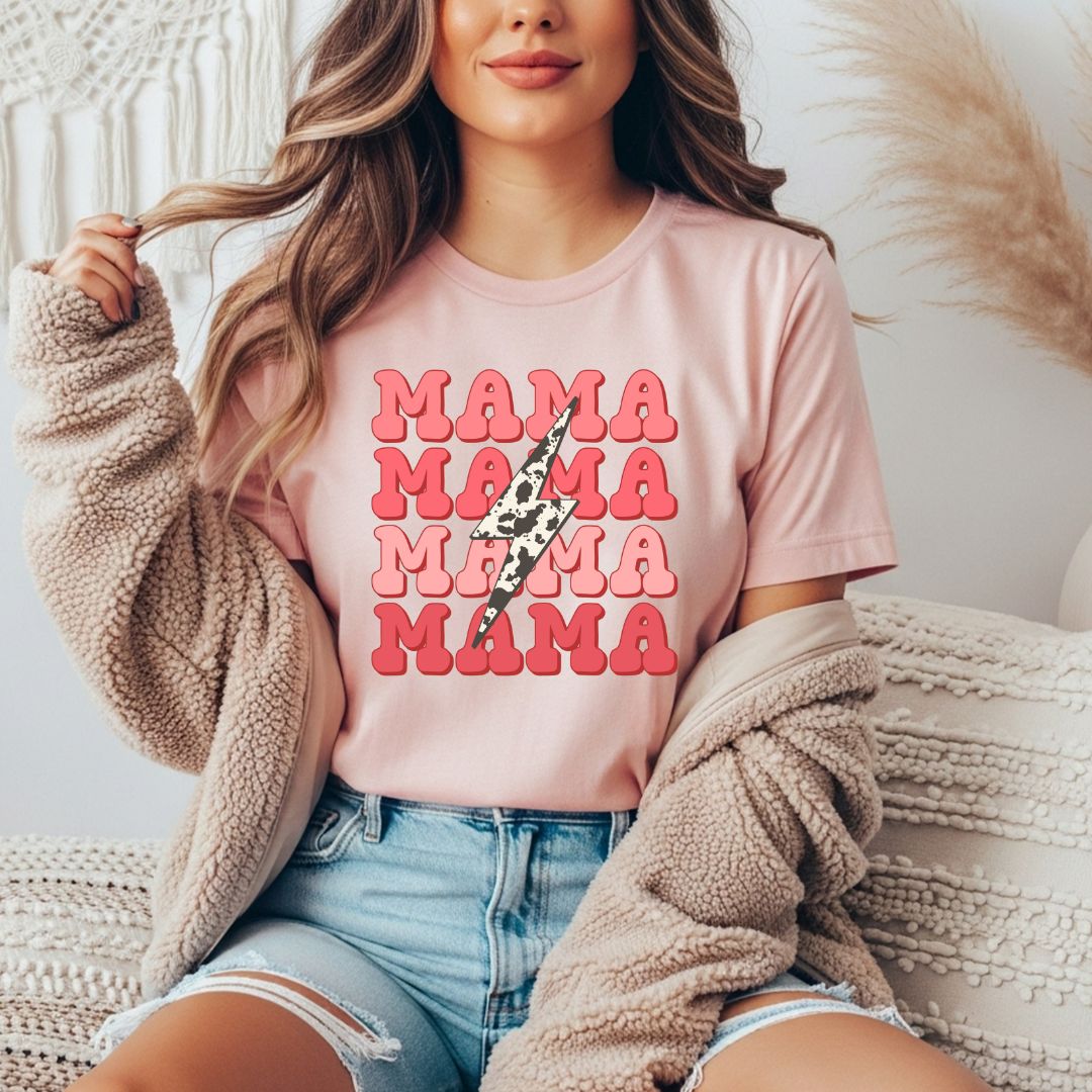 Mama Cow Stack Comfort Colors Tee