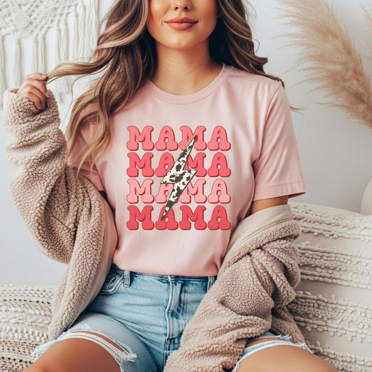 Mama Cow Stack Comfort Colors Tee