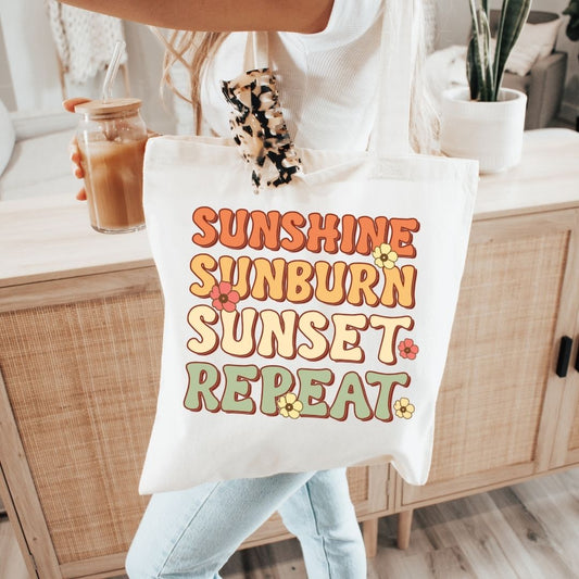 Summer Vibes Tote Eco Tote Bag