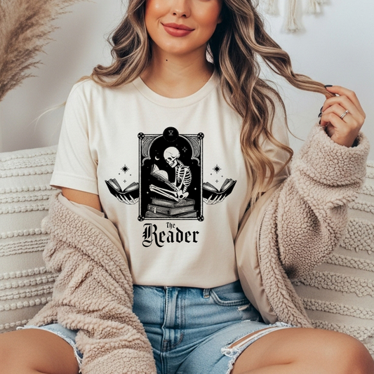 The Reader Tarot Card Comfort Colors Tee