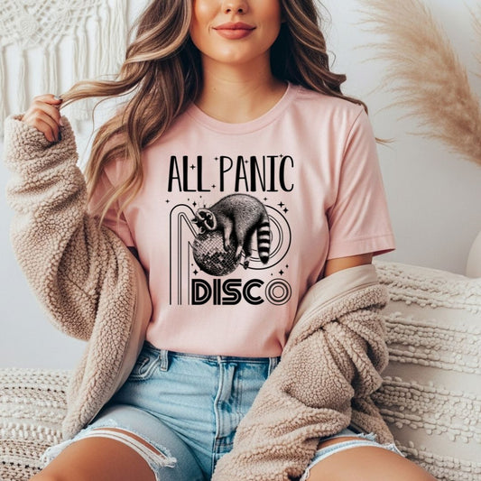 All Panic, No Disco Comfort Colors Tee