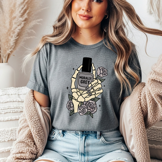 Morally Grey Gildan Tee