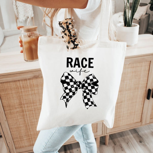 Race Wife Eco Tote Bag