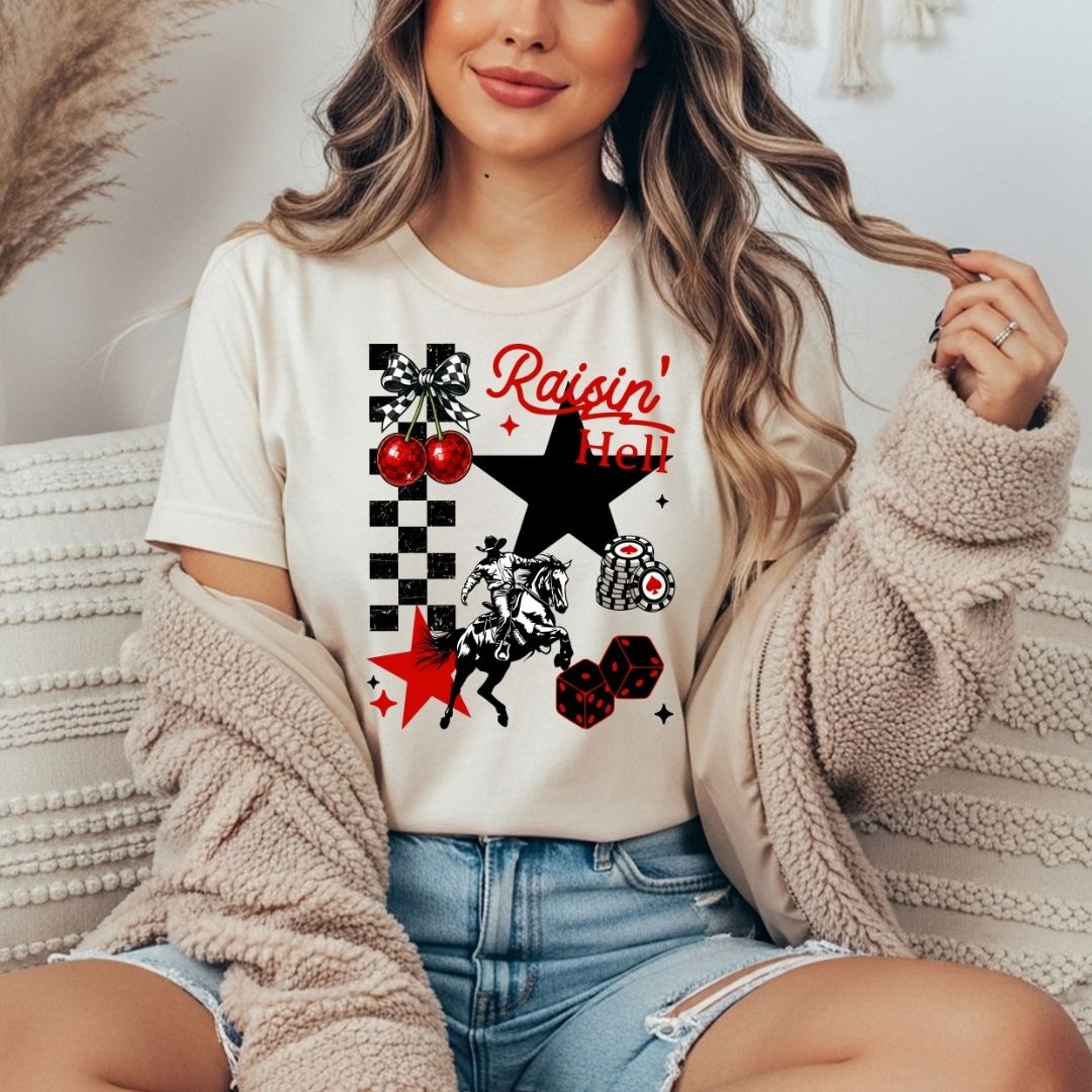 Raising Hell Comfort Color Gildan Tee
