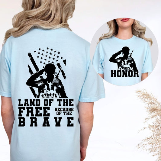 Home of The Free Gildan Tee