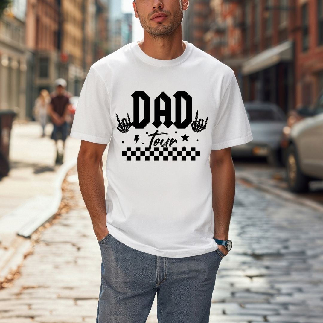 Dad Concert Tour Gildan Tee