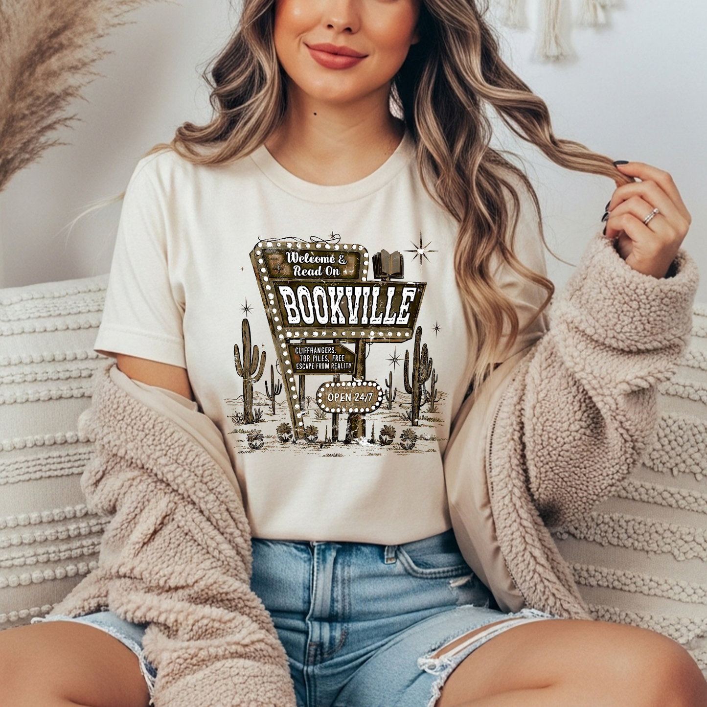 Welcome to Bookville Gildan Tee