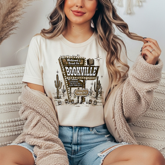 Welcome to Bookville Gildan Tee