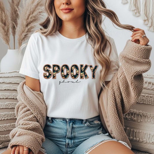 Spooky Ghoul Comfort Colors Tee