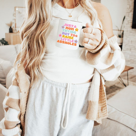 Just a Mom Trying 11oz + 15oz Mug