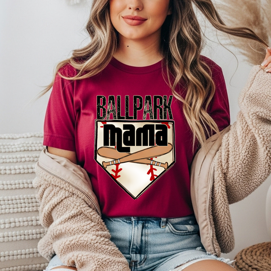Ballpark Mama Gildan Tee
